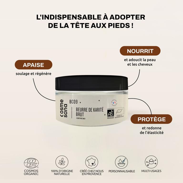 Beurre de Karité Brut Bio