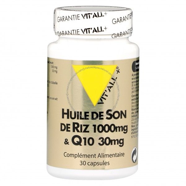 Huile de son de riz + Q10 1000 mg