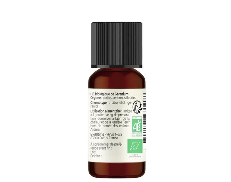 Huile essentielle Géranium Bio
