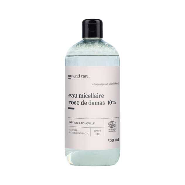 Eau Micellaire Peaux Sensibles 10% Rose Bio