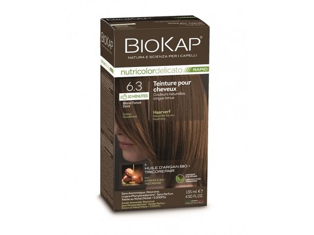 Coloration Nutricolor Delicato Rapid blond foncé doré 6.3