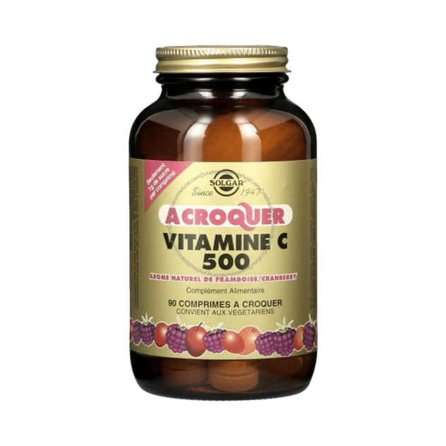 Vitamine C 500 Framboise à croquer