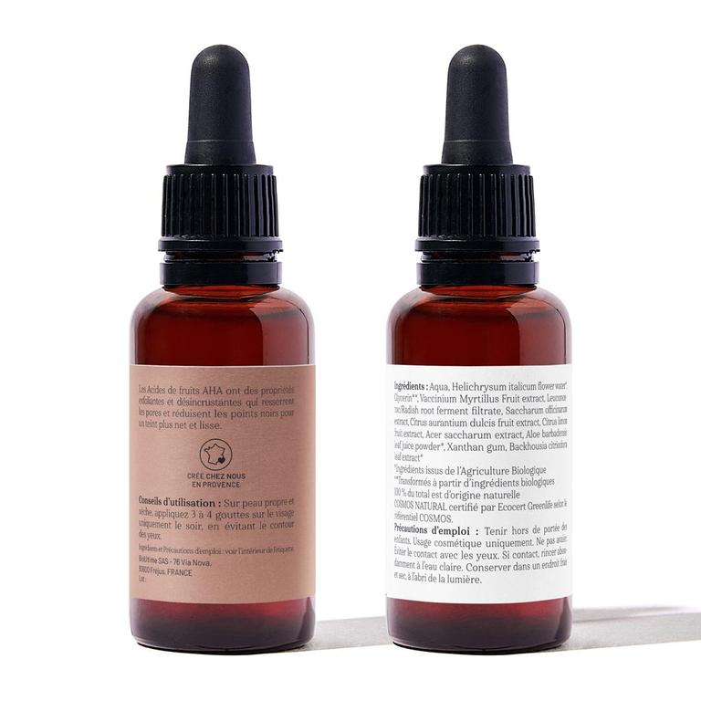 Sérum Points Noirs Désincrustés & Pores Resserrés 10% AHA - 30 ml