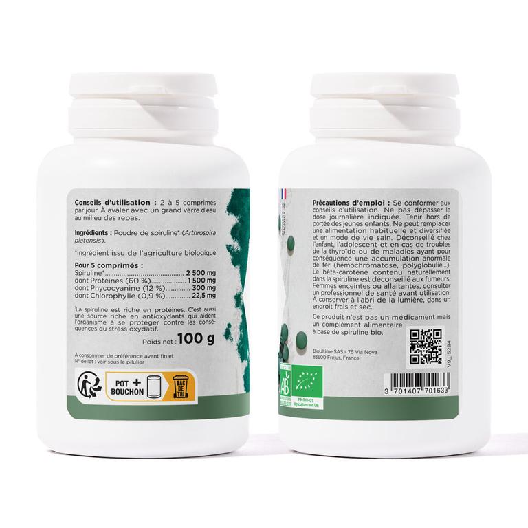 Spiruline Bio 500 mg