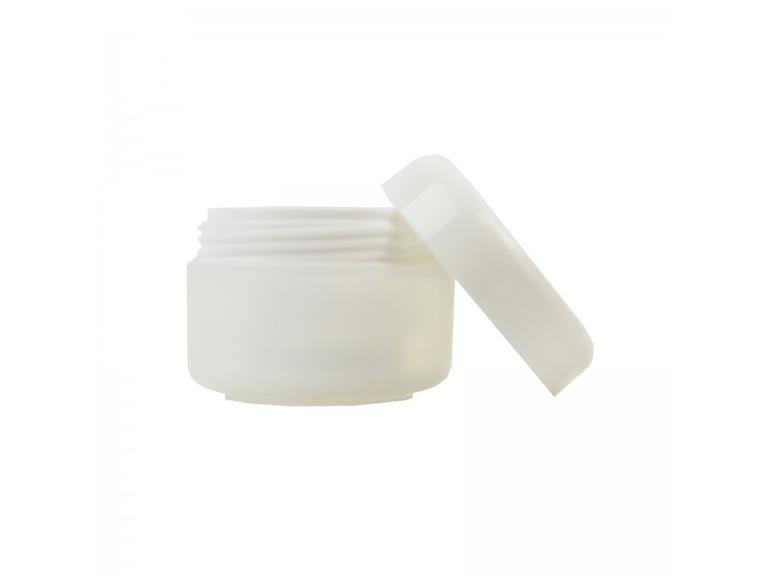 Pot en plastique dépoli